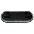 Metal Desk Top Card Holder with Swarovski Crystal Decoration